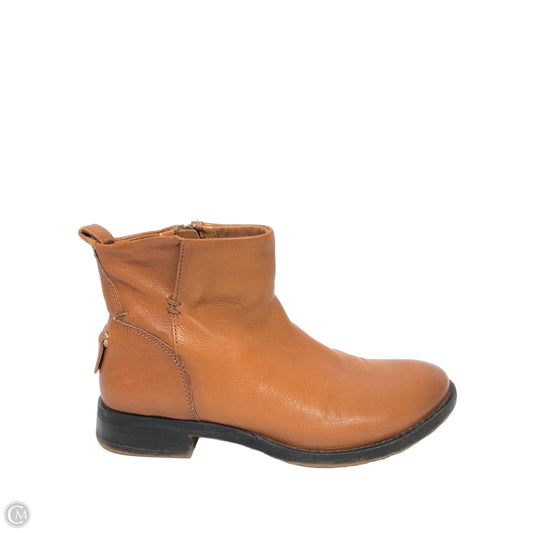 Boots Ankle Heels By Franco Sarto In Brown, Size: 8