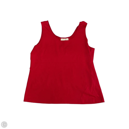 Tank Top By Chicos In Red, Size: L
