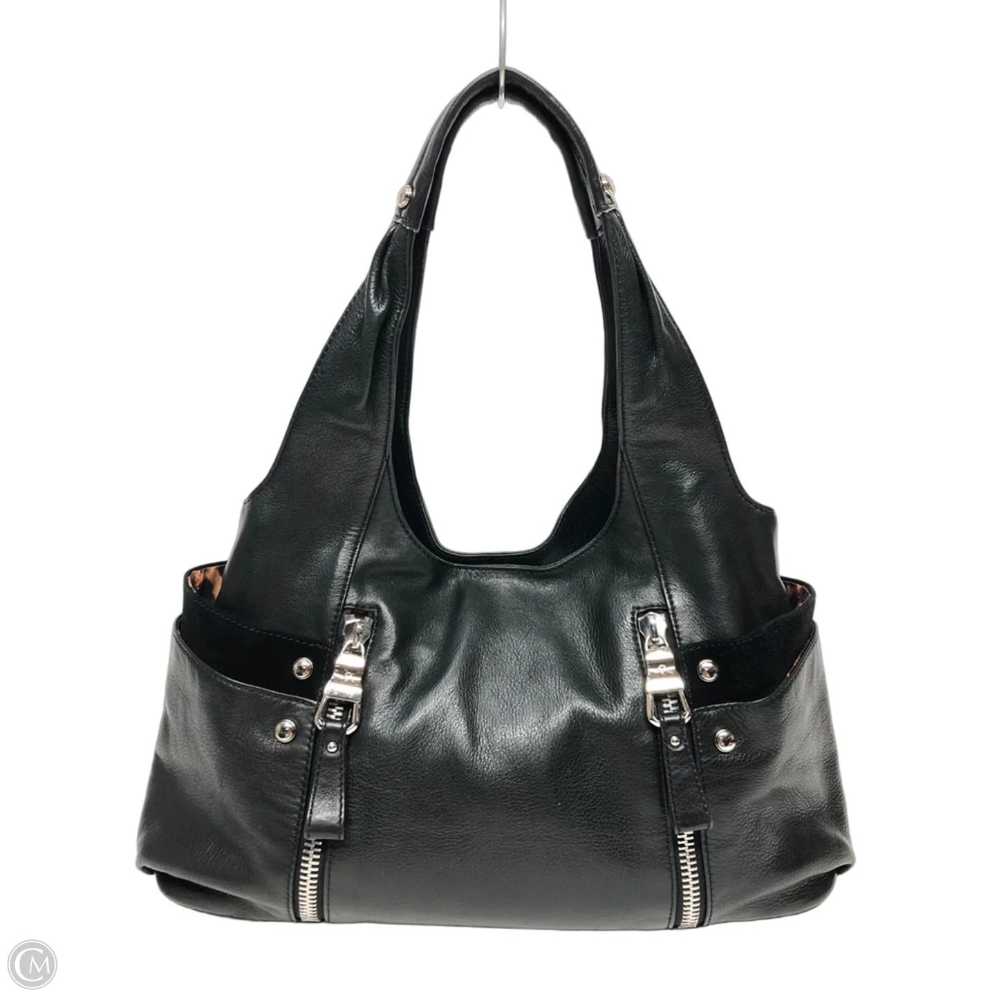 Handbag Leather By B. Makowsky, Size: Medium