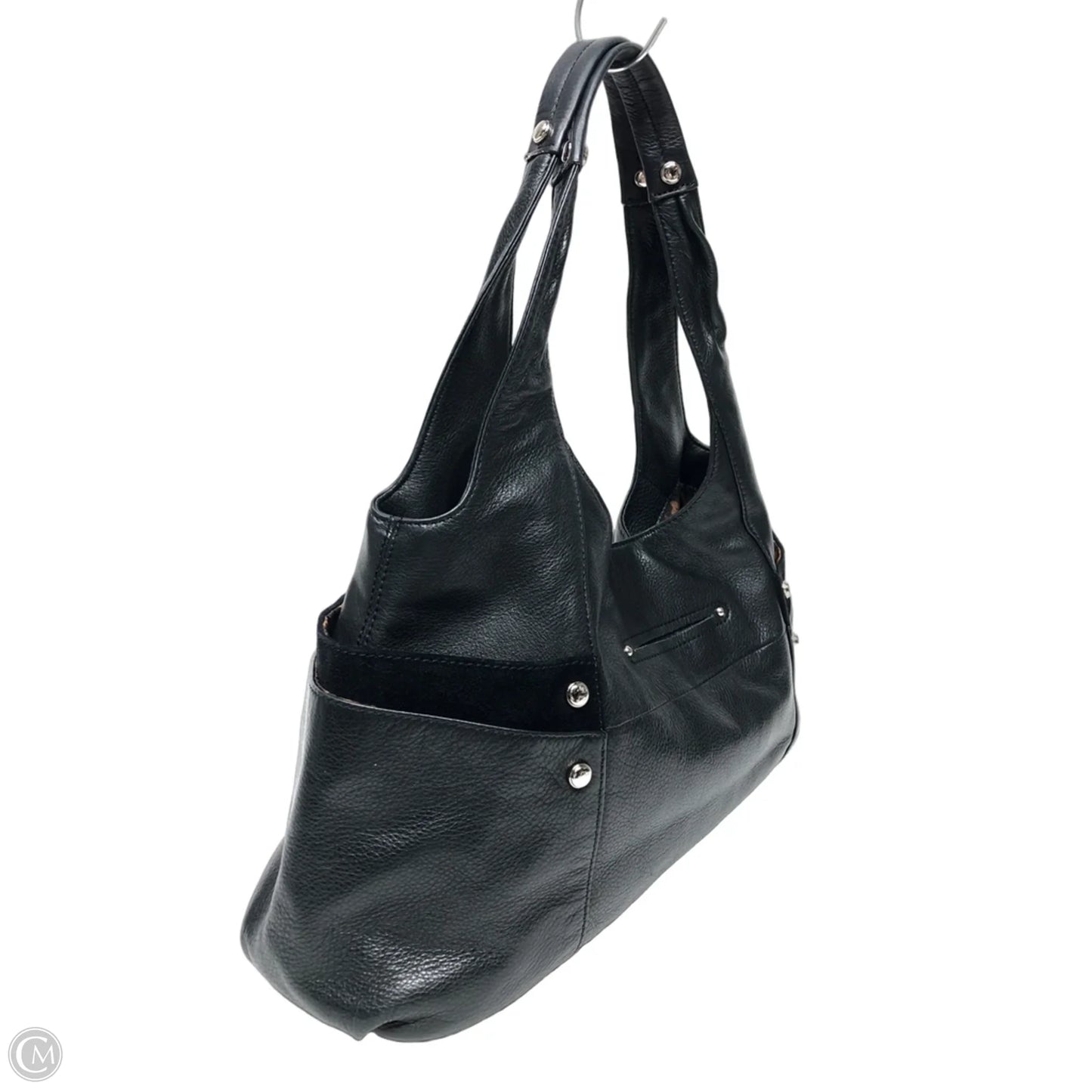 Handbag Leather By B. Makowsky, Size: Medium