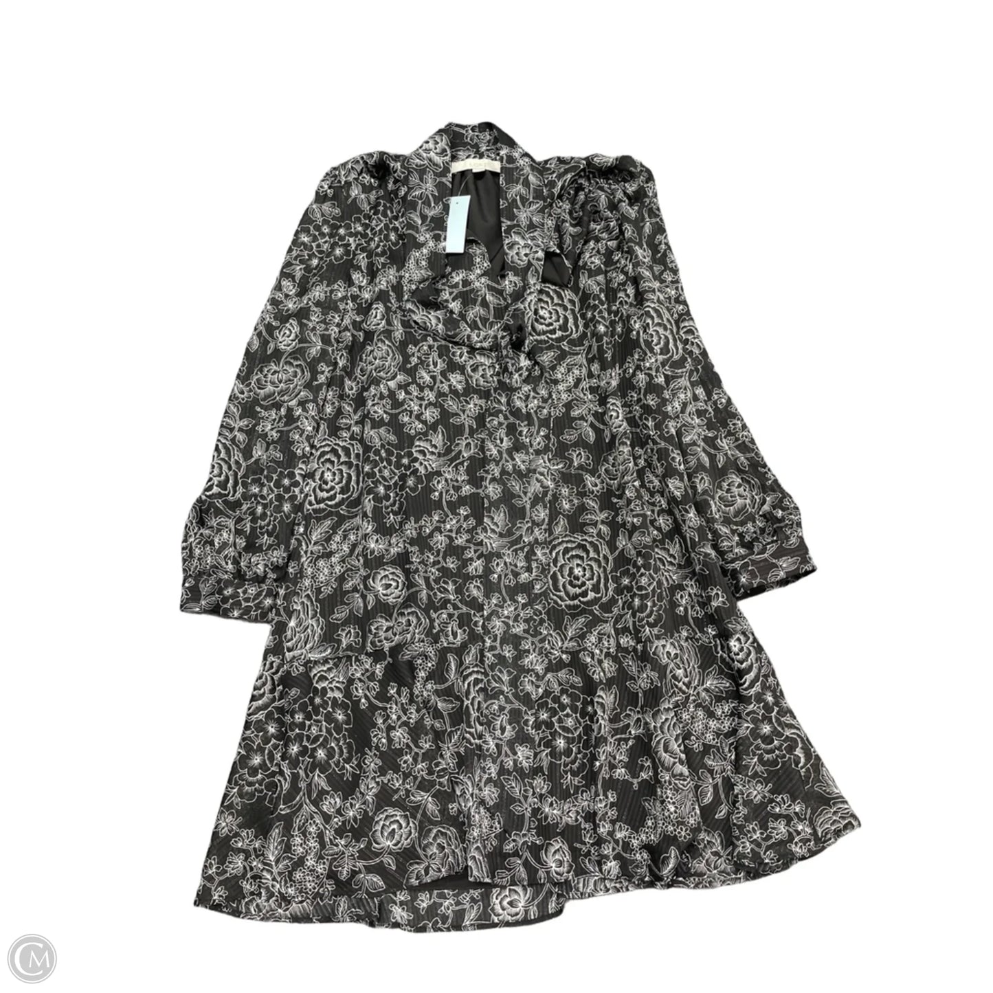 Dress Casual Short By Loft In Black & White, Size: Mp