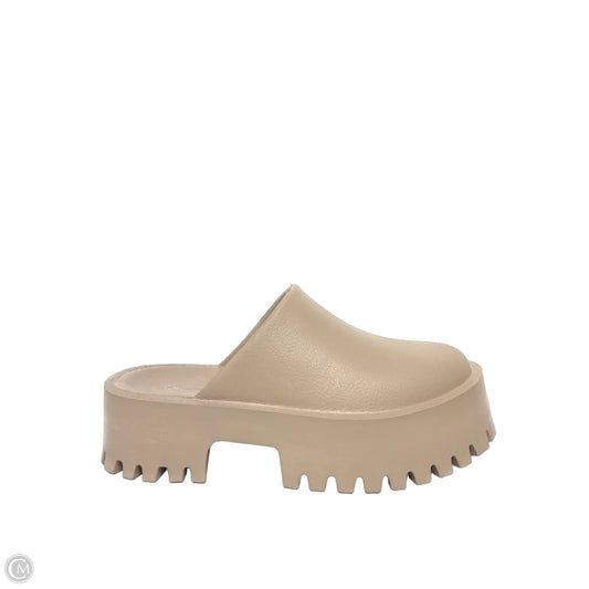 Shoes Heels Platform By Jeffrey Campbell In Taupe, Size: 8
