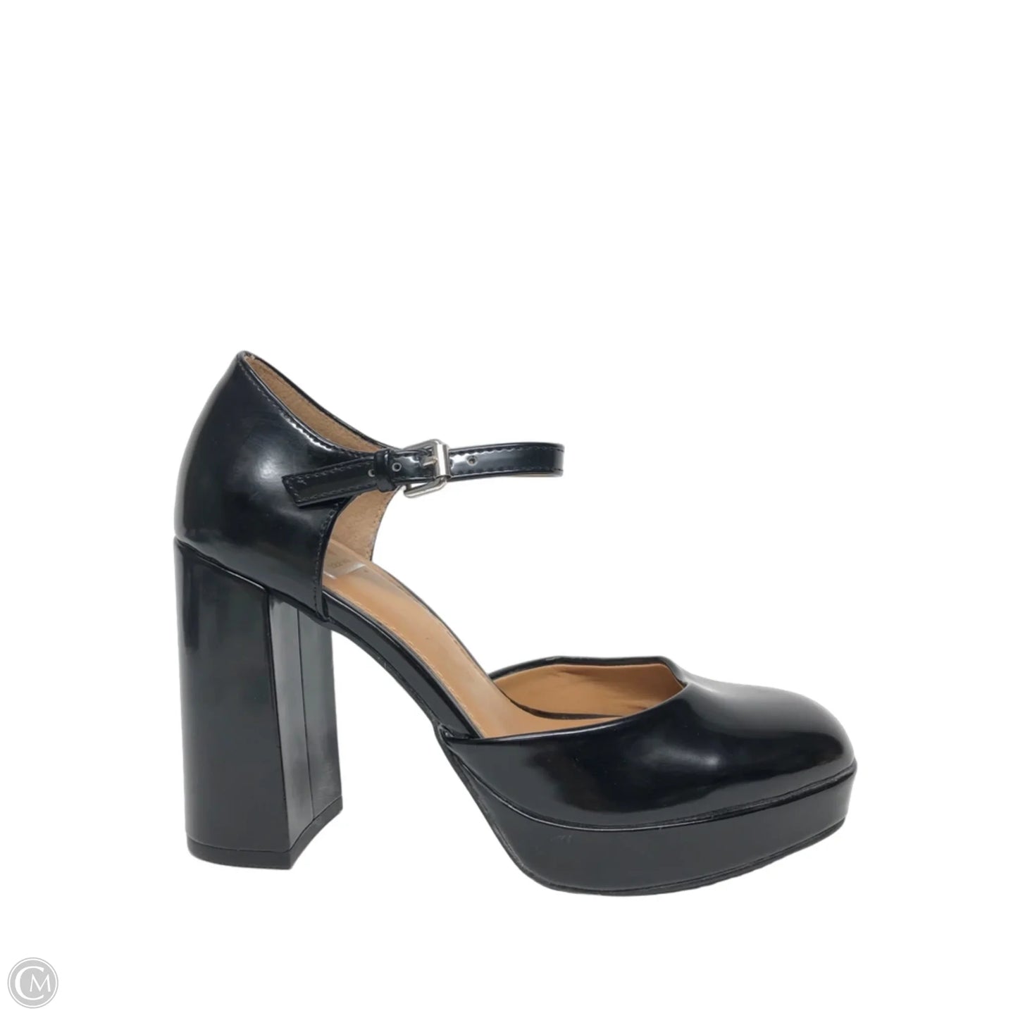 Shoes Heels Block By Dv In Black, Size: 8