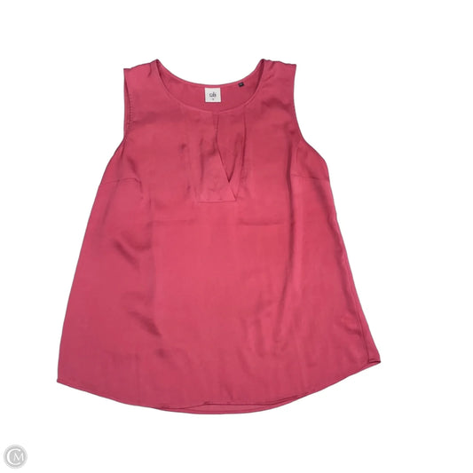 Top Sleeveless By Cabi In Pink, Size: M