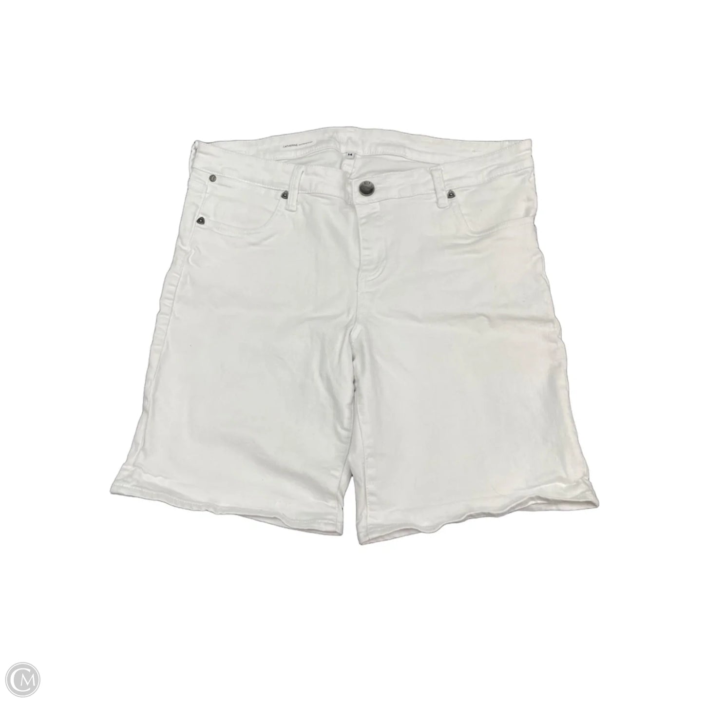 Shorts By Kut In White Denim, Size: 14