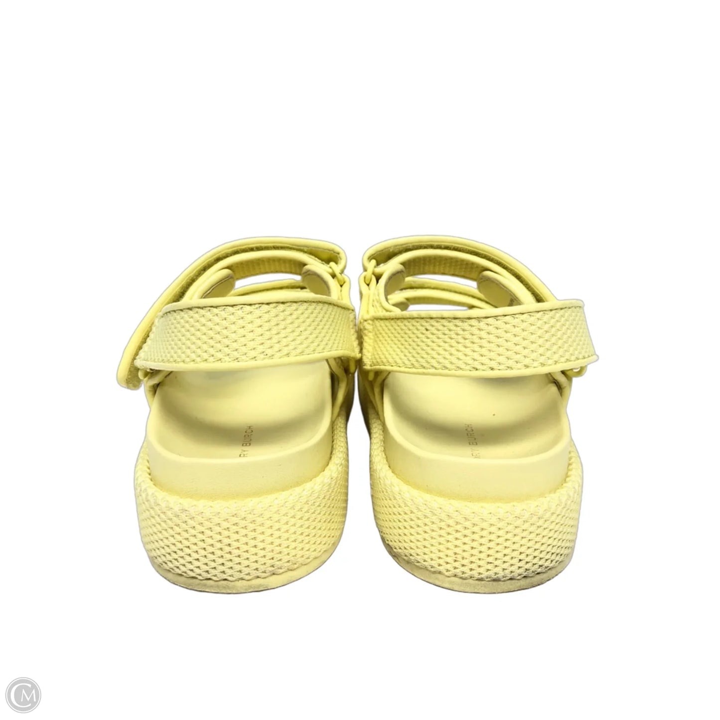 Sandals Designer By Tory Burch In Yellow, Size: 8.5