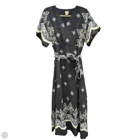 Dress Casual Midi By Chicos In Navy, Size: 8p