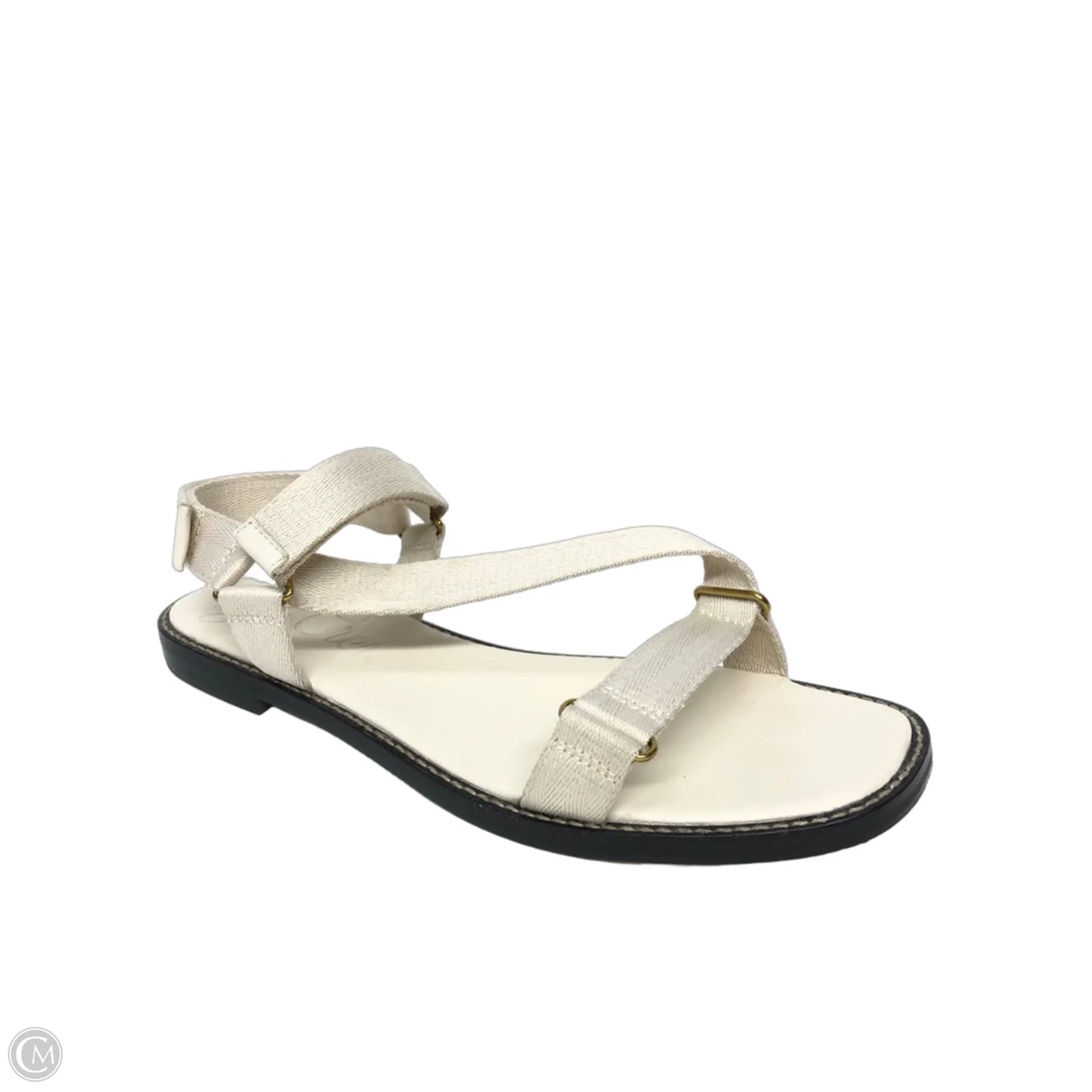 Sandals Flats By J. Crew In Cream, Size: 10