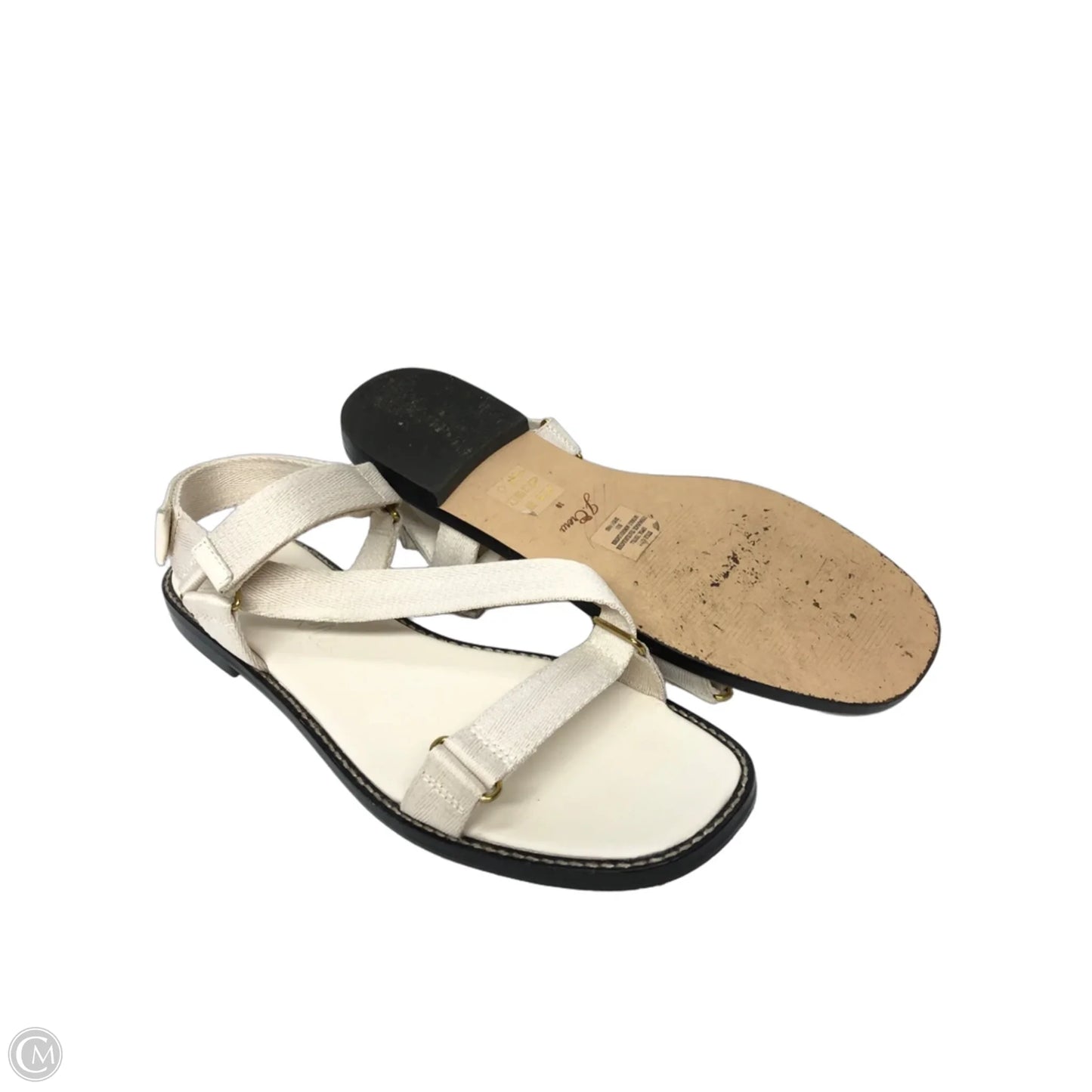 Sandals Flats By J. Crew In Cream, Size: 10
