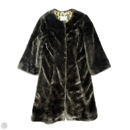 Coat Faux Fur & Sherpa By Laundry In Brown, Size: Xs