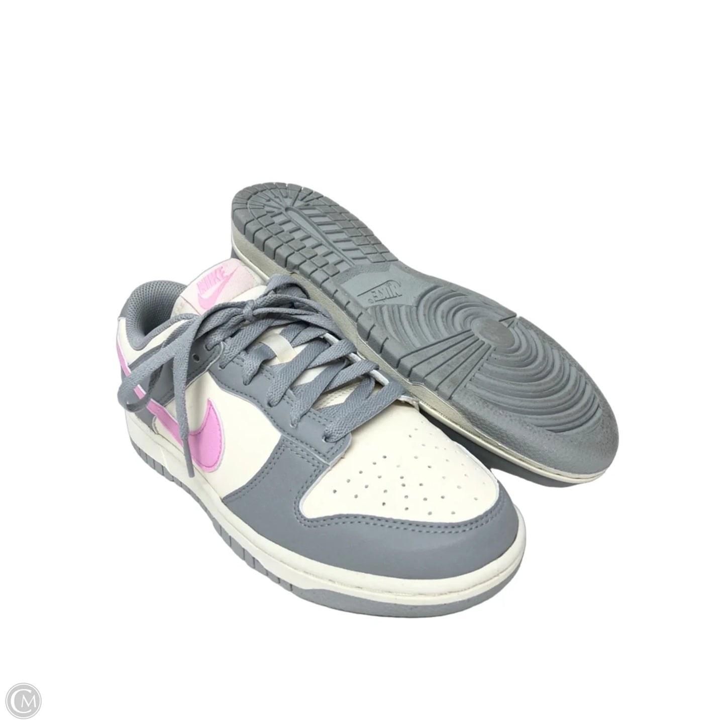 Shoes Sneakers By Nike In Grey & Pink, Size: 8