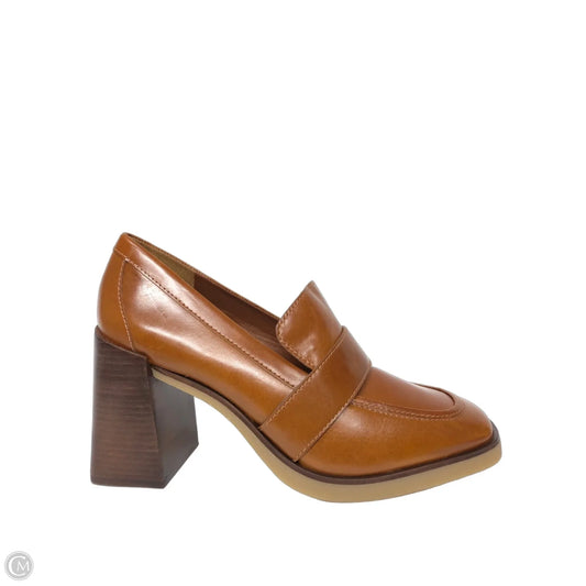 Shoes Heels Block By Vince Camuto In Brown, Size: 9.5