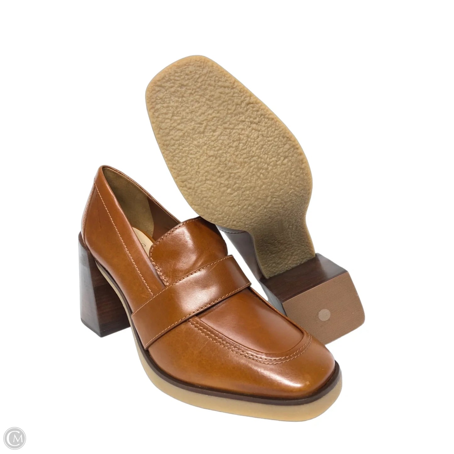 Shoes Heels Block By Vince Camuto In Brown, Size: 9.5