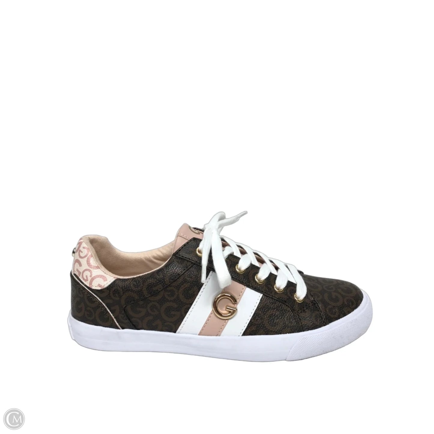 Shoes Sneakers By G By Guess In Brown & Pink, Size: 8.5