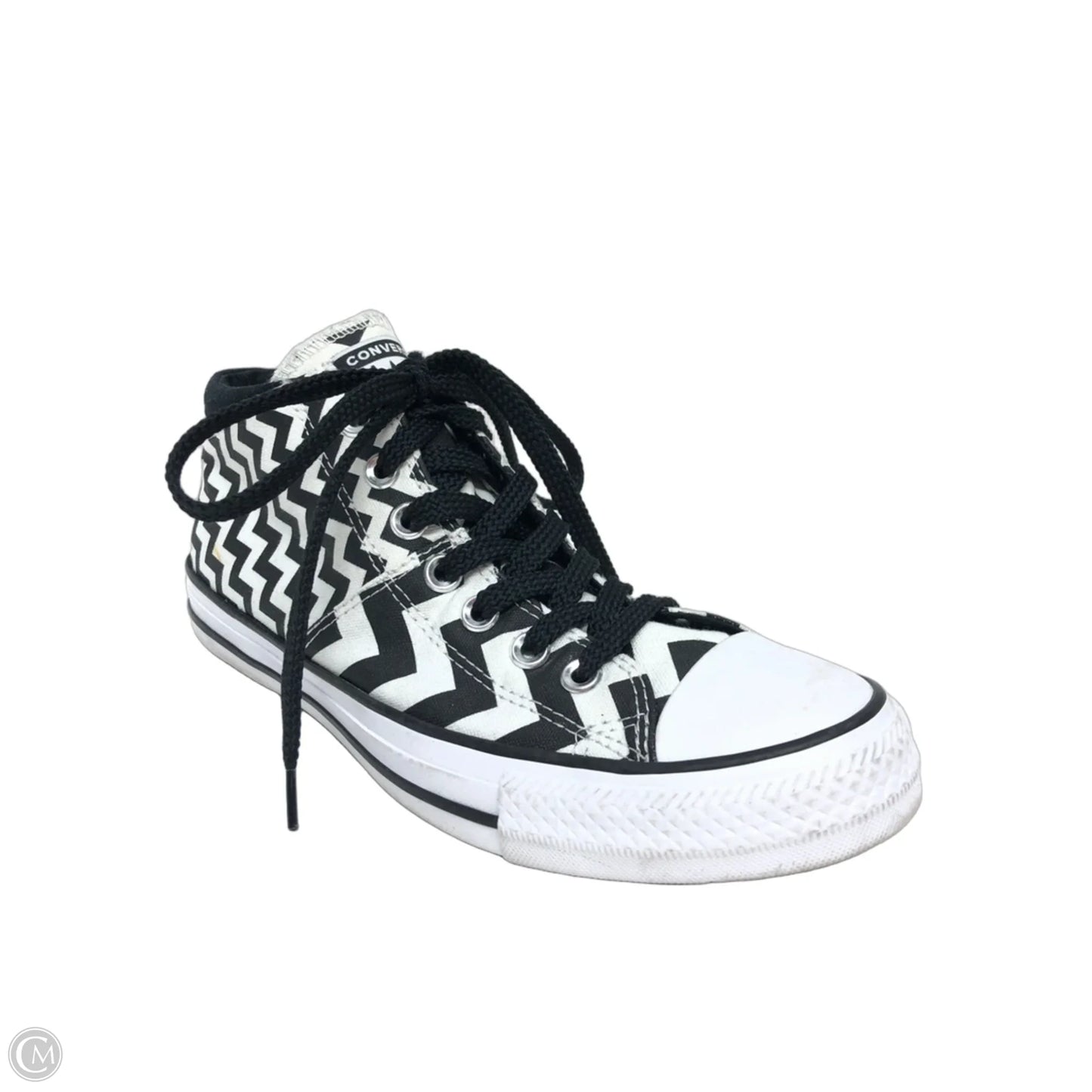 Shoes Sneakers By Converse In Black & White, Size: 8.5