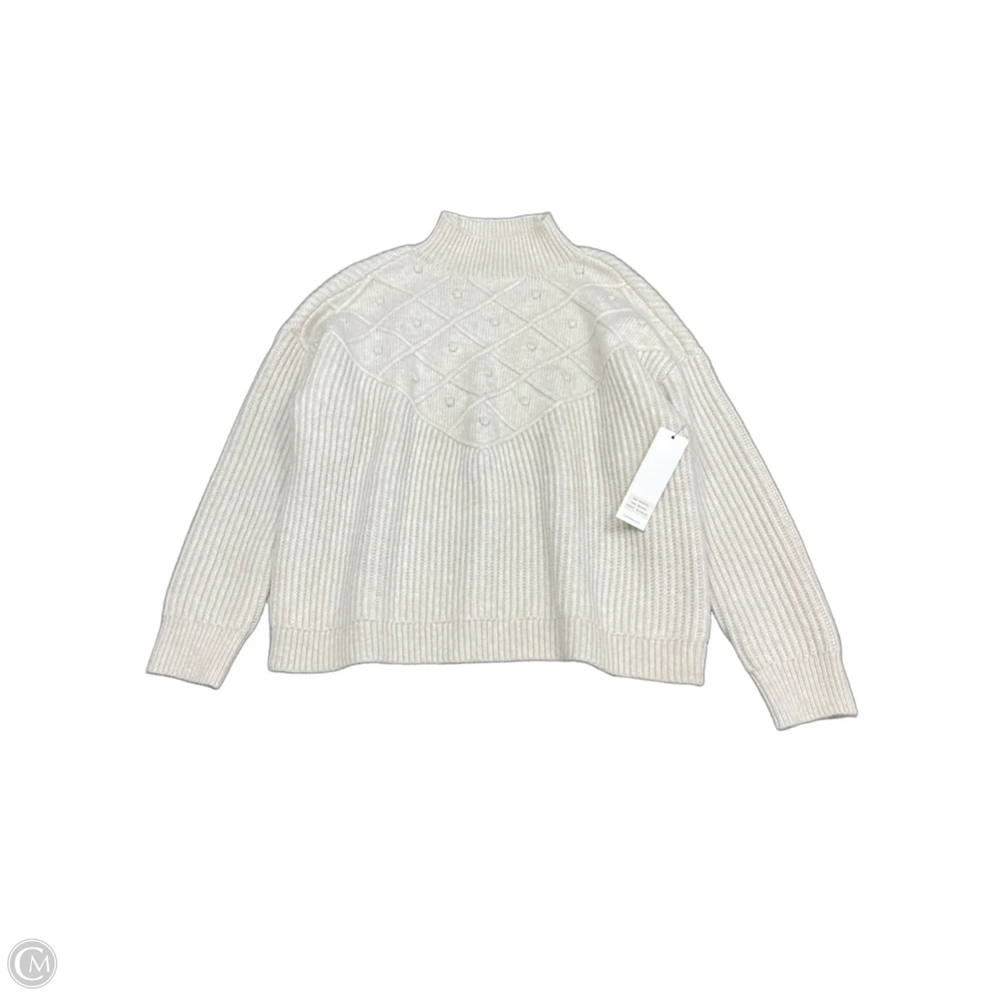 Sweater By Calvin Klein In Beige, Size: M