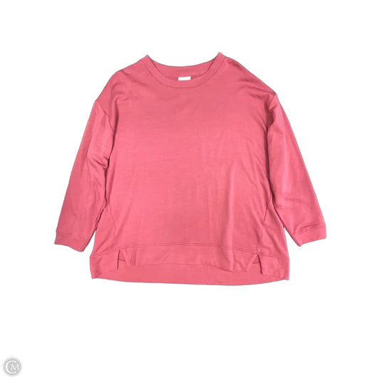 Sweater By Ava & Viv In Maroon, Size: 1x