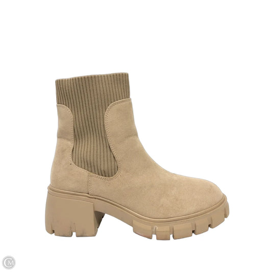 Boots Ankle Heels By Sincerely Jules In Beige, Size: 8
