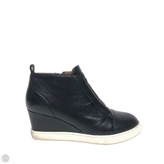 Shoes Heels Wedge By Linea Paolo In Black, Size: 9.5