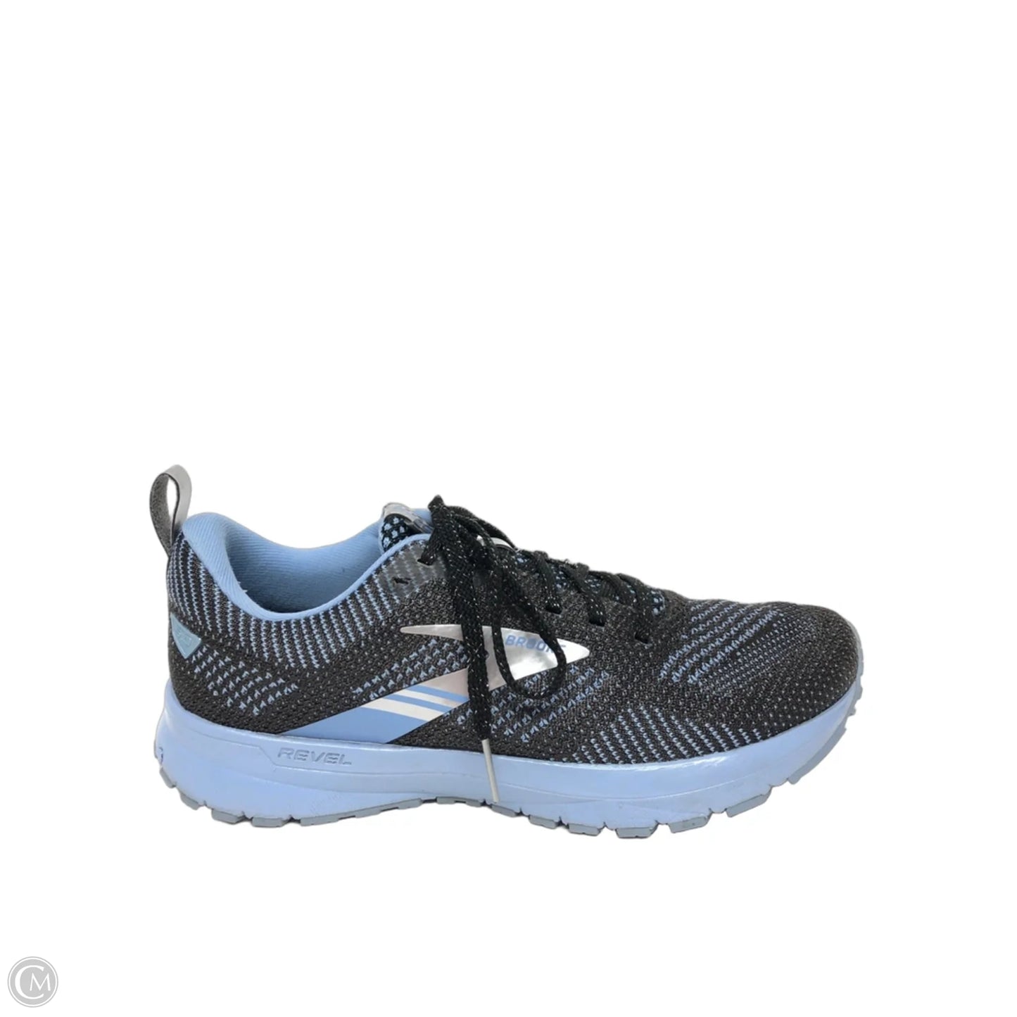 Shoes Athletic By Brooks In Black & Blue, Size: 8.5