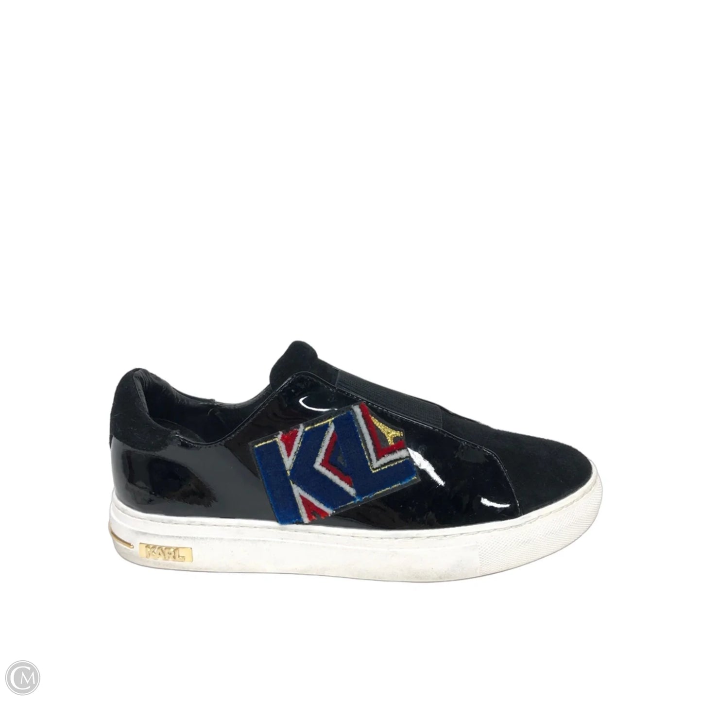 Shoes Sneakers By Karl Lagerfeld In Black, Size: 8