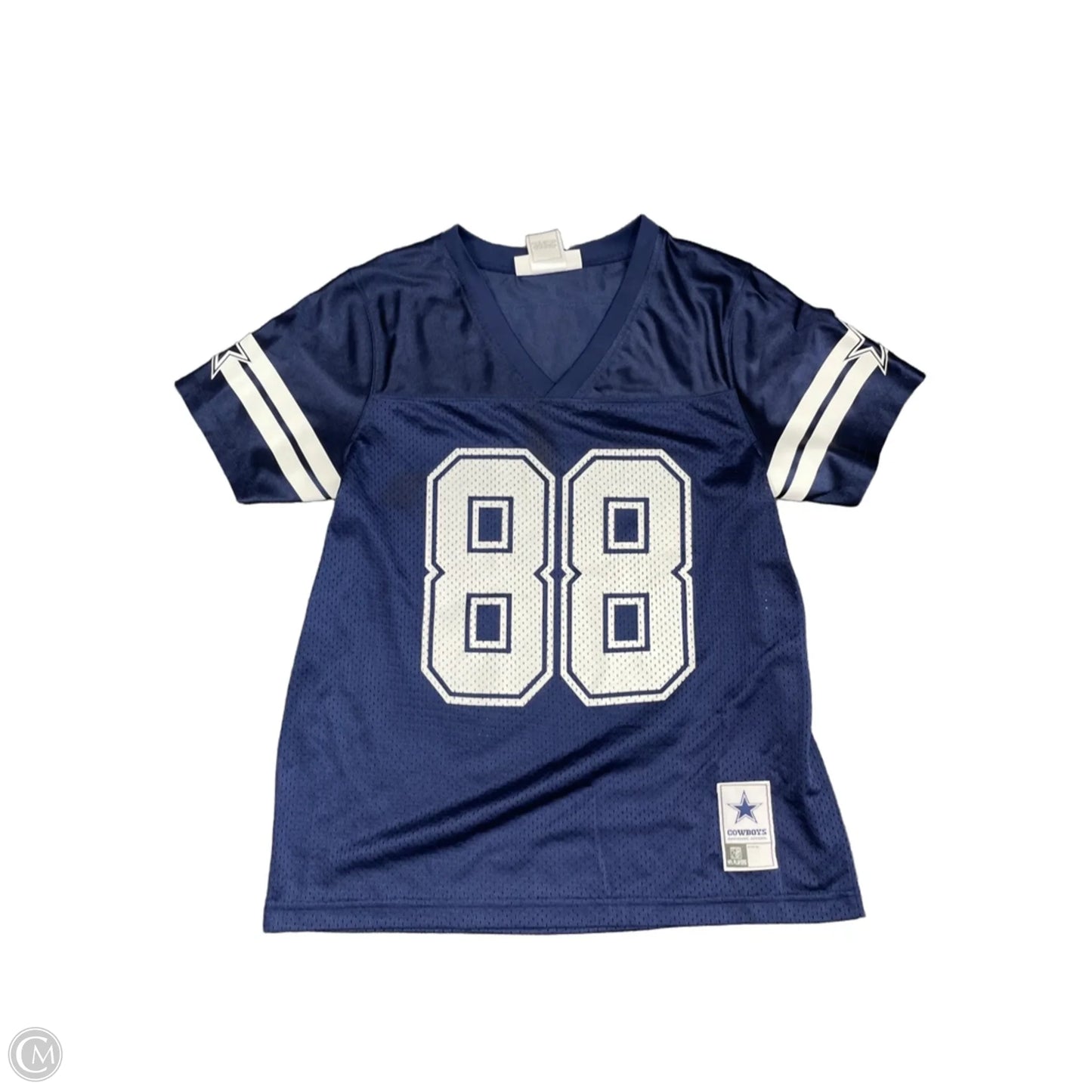 Athletic Top Short Sleeve By Nfl In Blue, Size: S