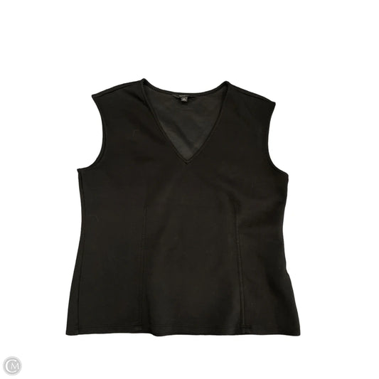 Top Sleeveless By Banana Republic In Black, Size: L