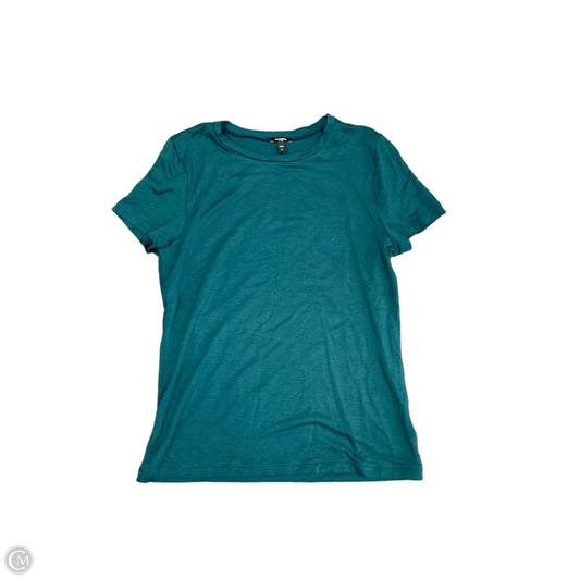 Top Short Sleeve By Express In Teal, Size: M