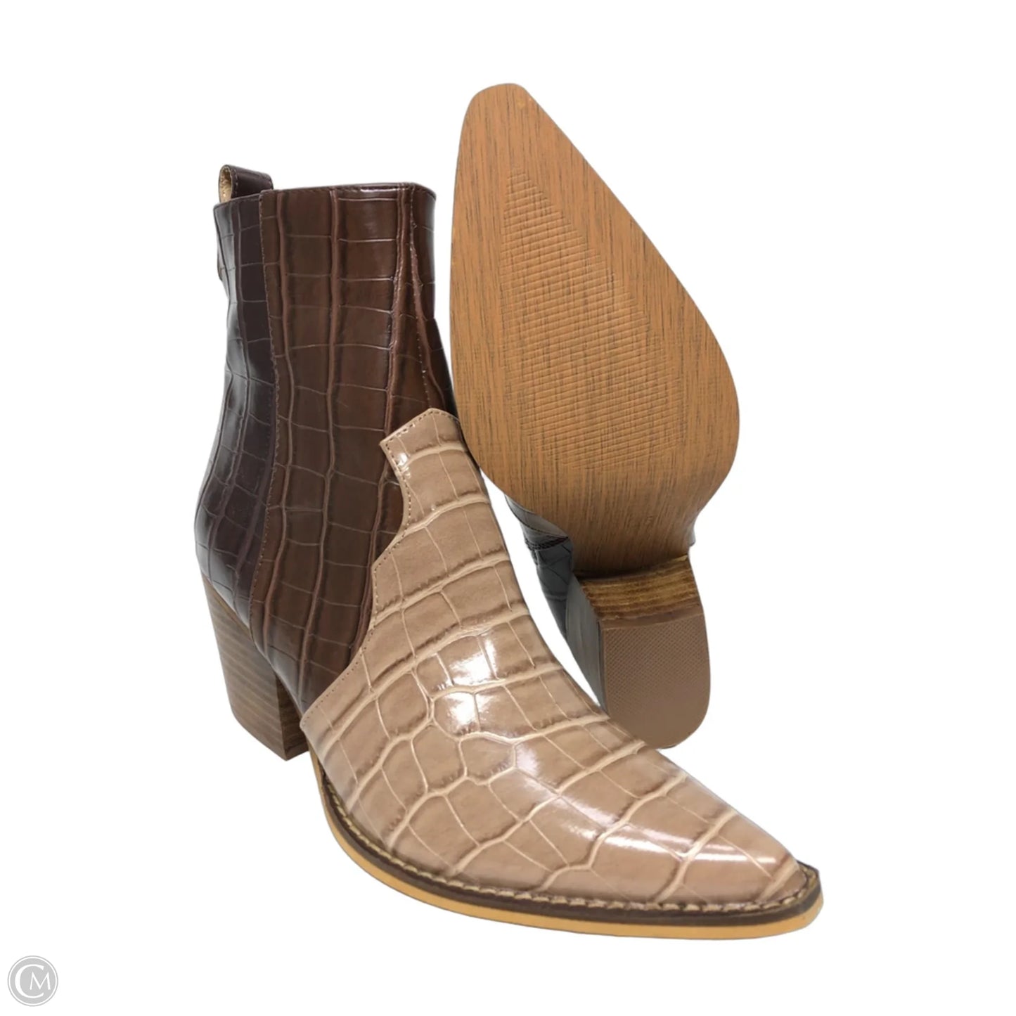 Boots Western By Cmc In Brown, Size: 8.5