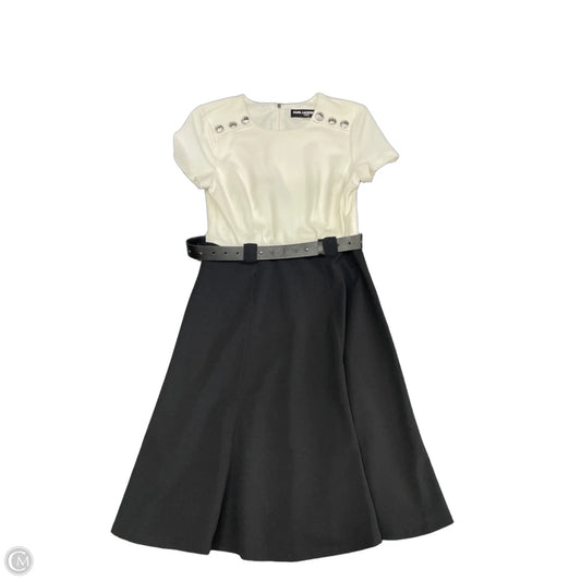 Dress Casual Short By Karl Lagerfeld In Black & White, Size: 2