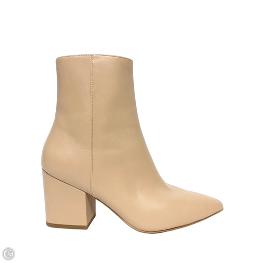 Boots Designer By Stuart Weitzman In Cream, Size: 7