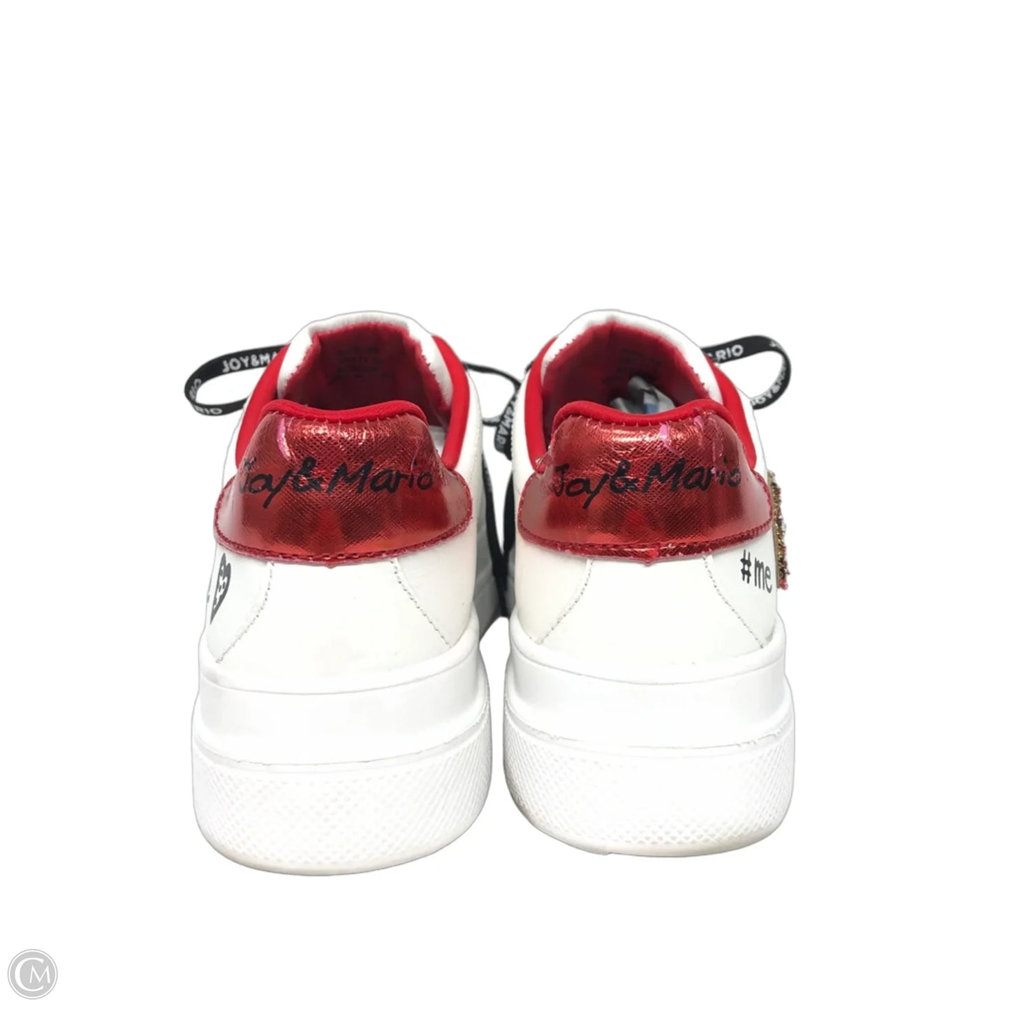 Shoes Sneakers By Clothes Mentor In Red & White, Size: 8