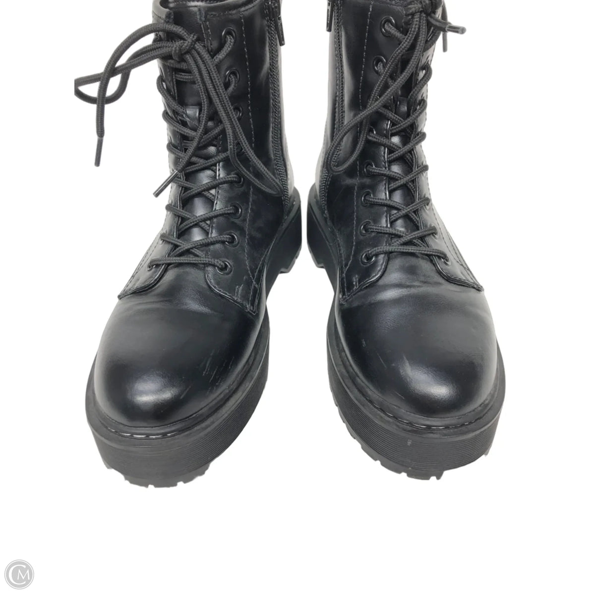 Boots Combat By Universal Thread In Black, Size: 7.5