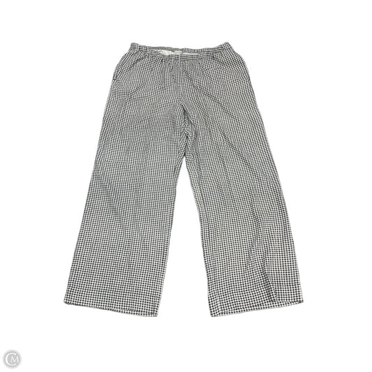 Pants Wide Leg By A New Day In Black & White, Size: L