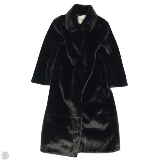 Coat Faux Fur & Sherpa By Abercrombie And Fitch In Black, Size: S