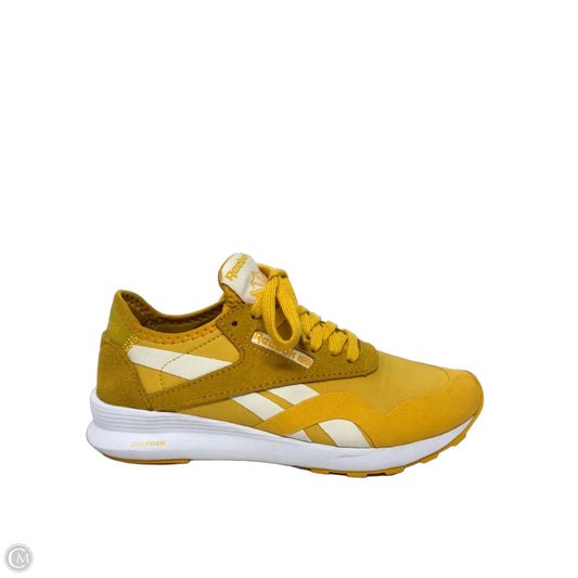 Shoes Sneakers By Reebok In Yellow, Size: 6.5