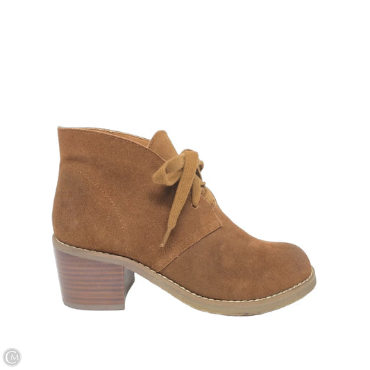 Boots Ankle Heels By Sbicca In Brown, Size: 7