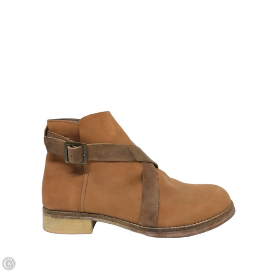Boots Ankle Heels By Free People In Brown, Size: 8