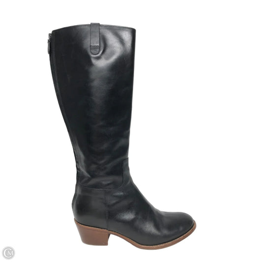 Boots Knee Heels By Cole-haan In Black, Size: 8