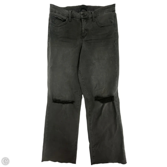 Jeans Boyfriend By Buckle Black In Black Denim, Size: 12