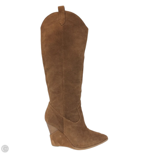 Boots Knee Heels By Jessica Simpson In Brown, Size: 10