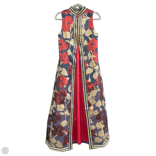 Jacket Other By Frances Valentine In Gold & Red, Size: 2