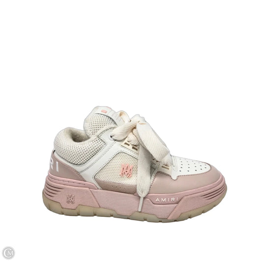 Shoes Designer By Amiri In Pink & White, Size: 8