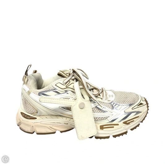 Shoes Luxury Designer By Off-white In Cream & White, Size: 7