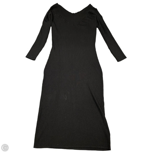 Dress Casual Midi By Lane Bryant In Black, Size: 1x