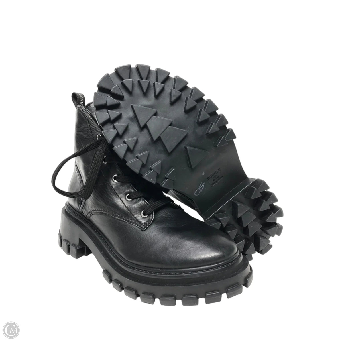 Boots Combat By Schutz In Black, Size: 8.5