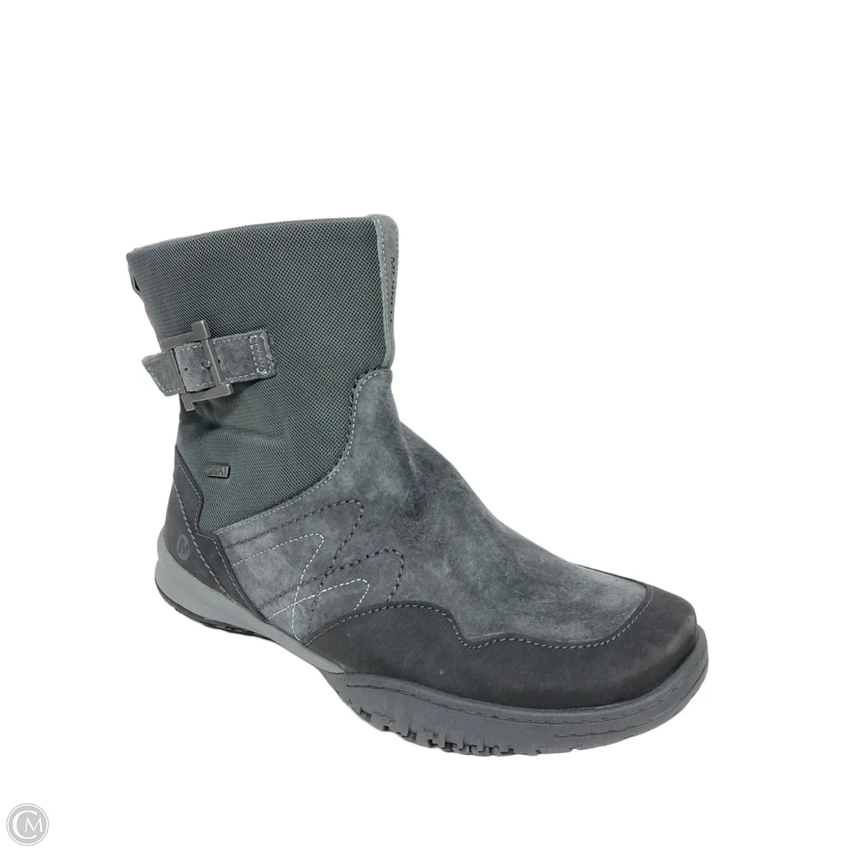Boots Ankle Flats By Merrell In Grey, Size: 9