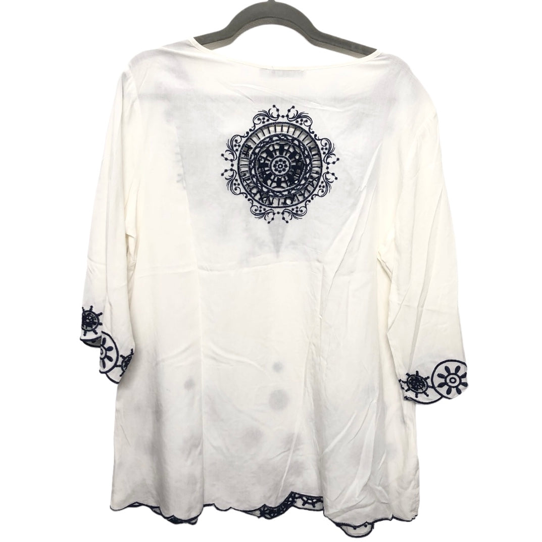 Top 3/4 Sleeve By Solitaire  Size: Xl