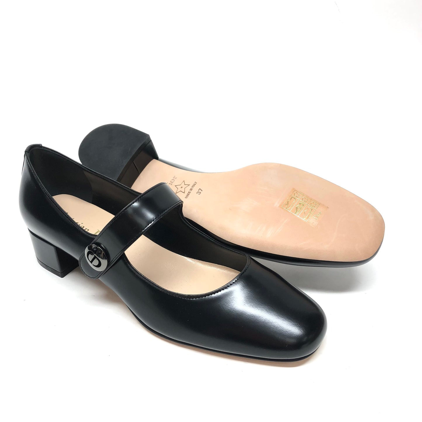 Black Shoes Luxury Designer Dior, Size 6.5