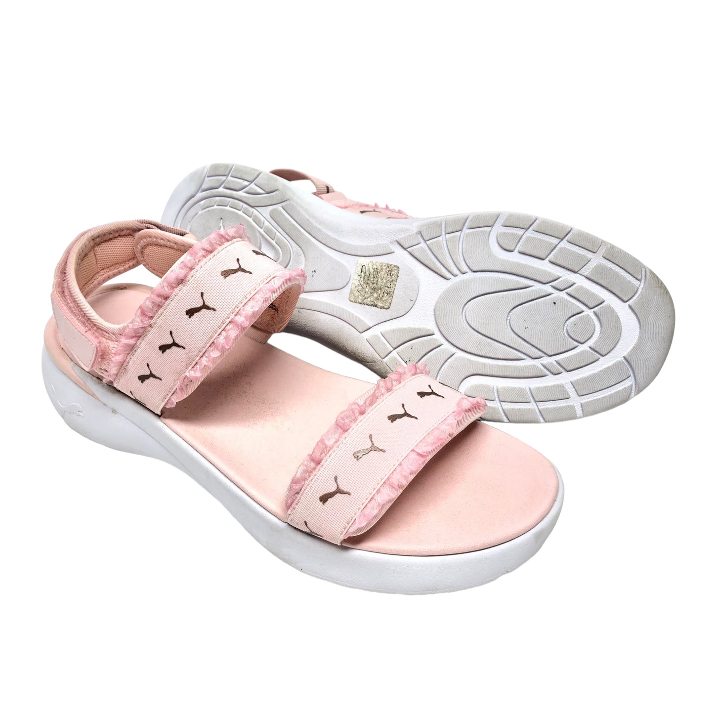 Pink Sandals Sport Puma, Size 9